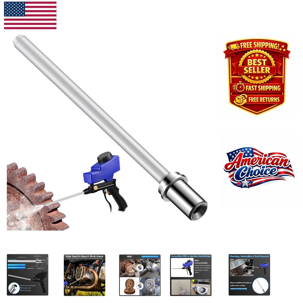 Versatile Long Nozzle Sand Blaster for Le Lematec - Efficient Spot Blasting