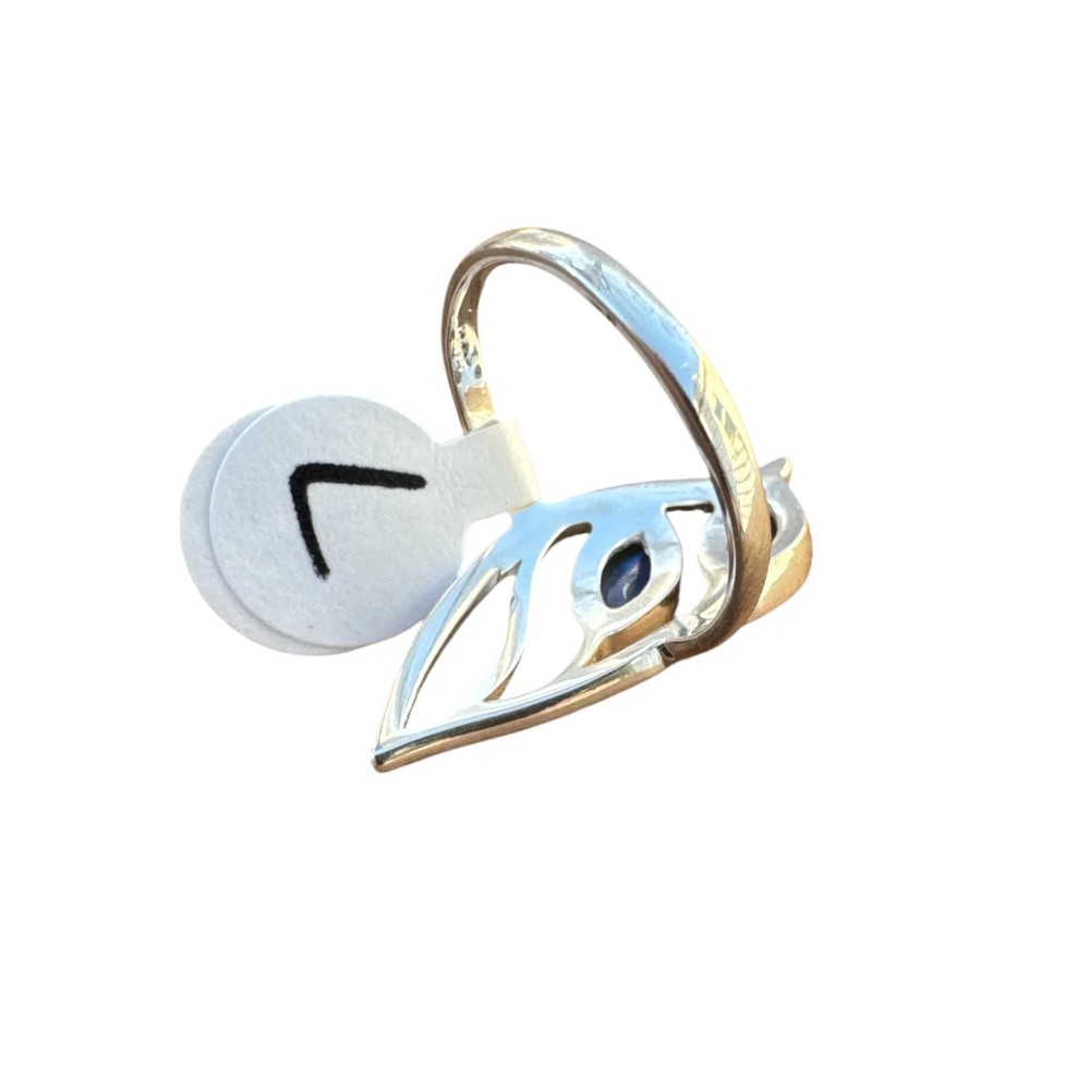 Labradorite Solid 925 Sterling Silver Ring 8