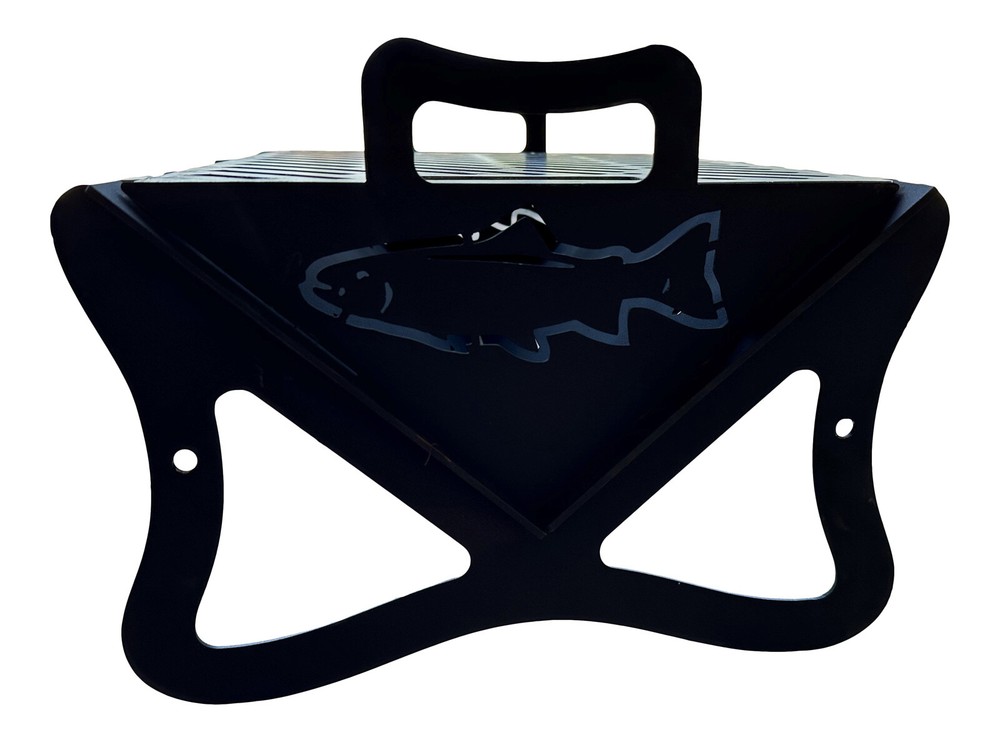 BBQ Pit for camping and tailgating. (Packs Flat)-Easy Assembly, Heavy duty.