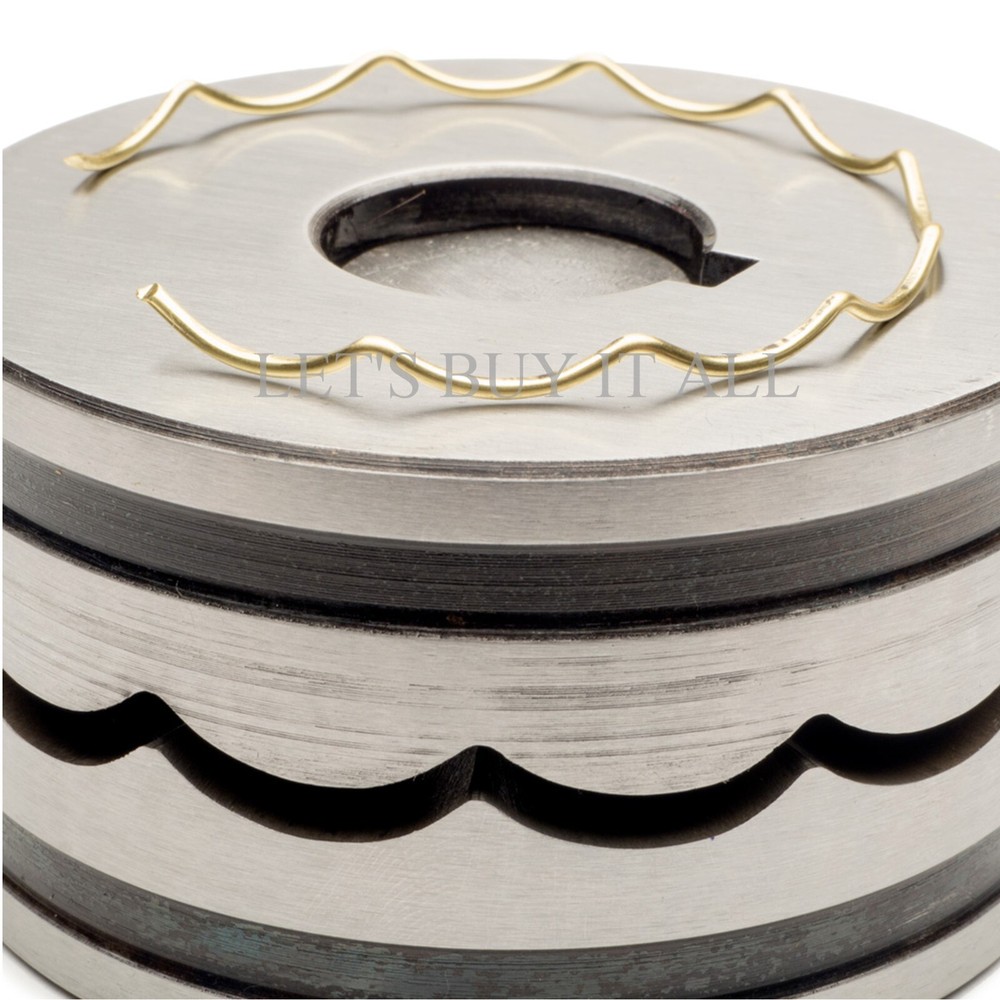 Bangle Dapping Die 10 Wave Design - Bangle Bracelet Forming Die Press Shape Tool