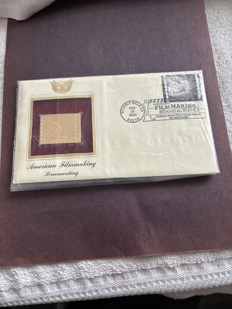 2003 AMERICAN FILMMAKING SCREENWRITING FIRST DAY OF ISSUE STAMP ENVELOPE