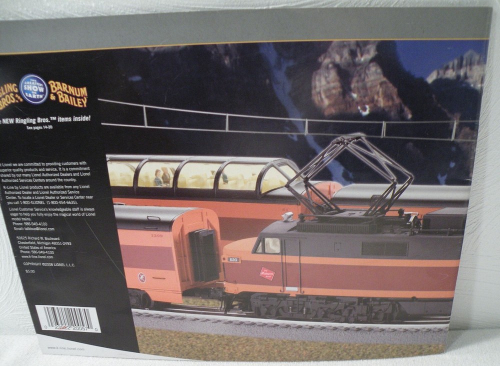 K Line By Lionel - 2008 Volume 1 Catalog
