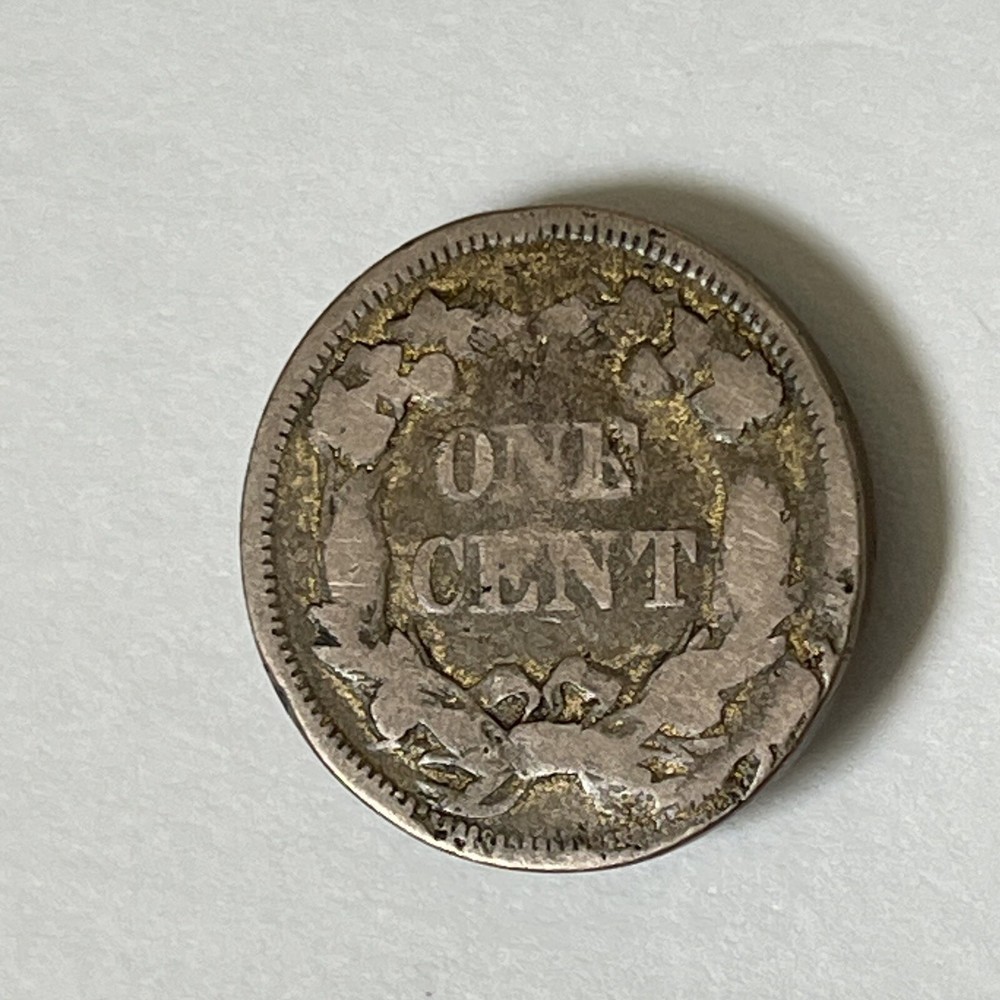 1858 Flying Eagle Small Cent - Large Letters Variety with Average Wear