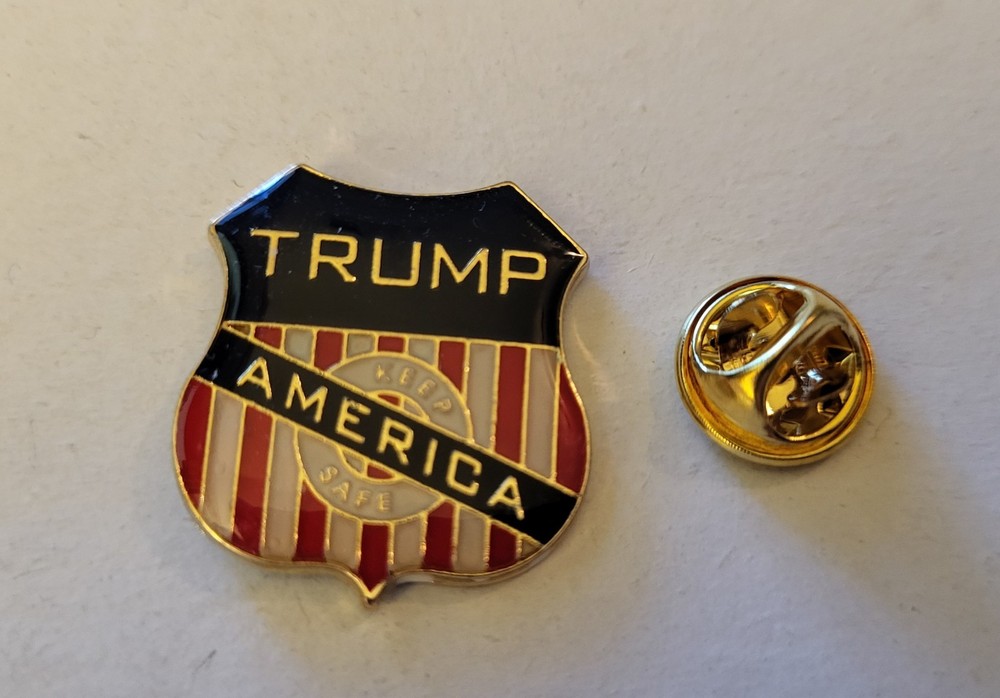 Trump Keep America Safe lapel pin