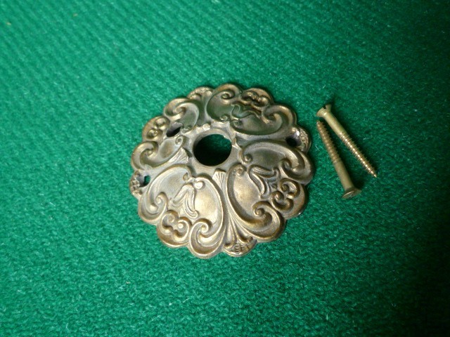 Vintage Cast Brass Ceiling Rose