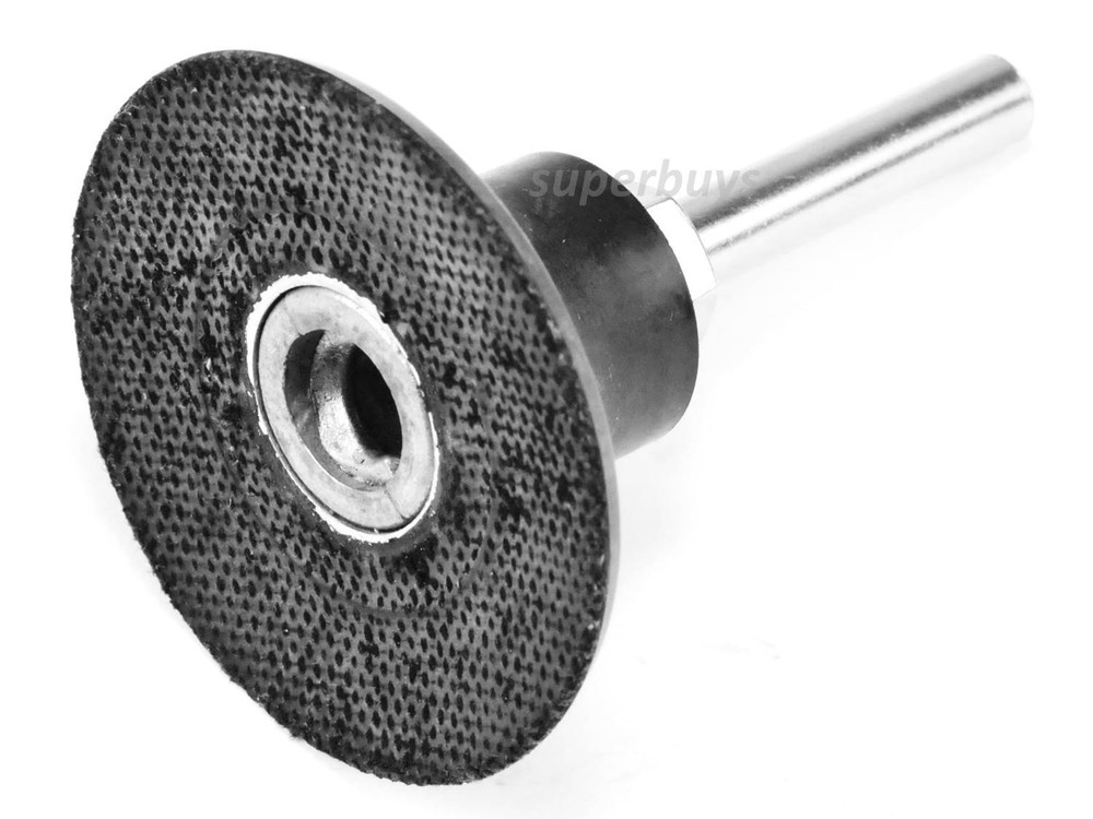 45mm Sanding Disc Backing Pad 6mm Shank Rotary Tool Roloc Threaded Holder Lock