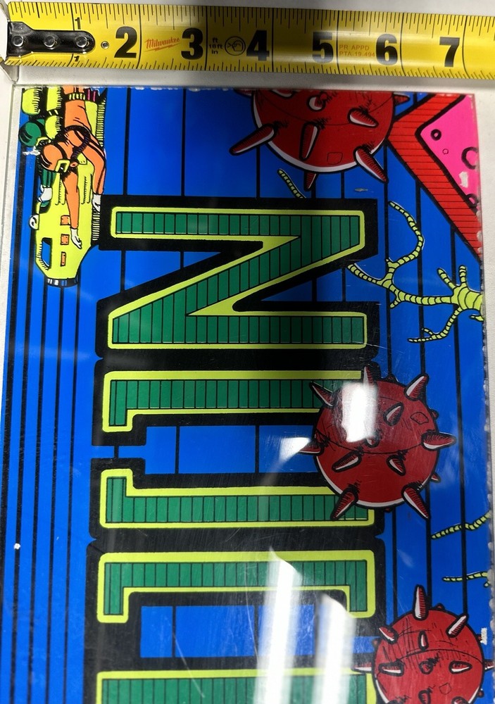 Vintage Arcade Video Game “POSEIDON” Marquee Header