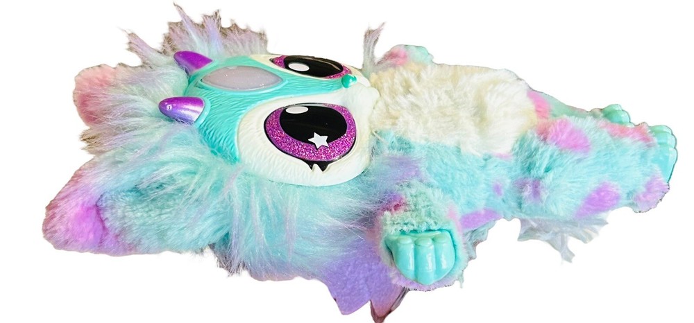 Magic Mixies Magical Misting Interactive Pet Blue Plush Doll Lights Tested Works