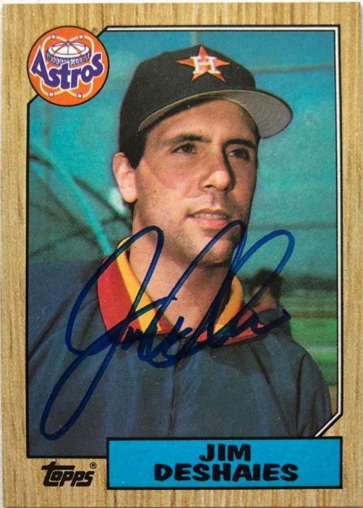 Jim Deshaies Autographed 1987 Topps #167