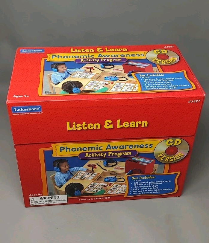 Lakeshore Listen & Learn Phonemic Awareness Activity Program CD Version JJ327