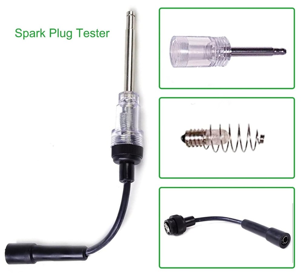 Cylinder Compression Tester Kit and Spark Plug Tester Tool Fit for Automotive Ca
