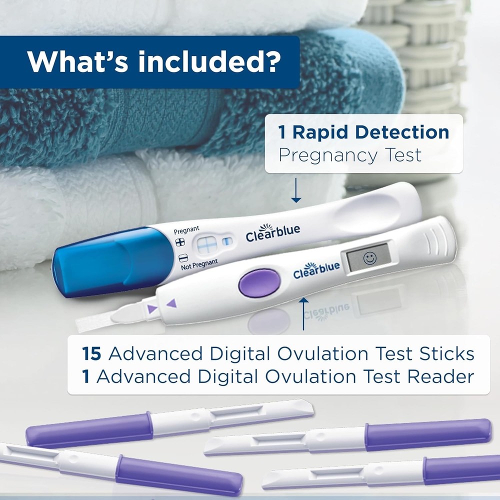 Clearblue Advanced Digital Ovulation Test Kit 16 Count 6/28/2027