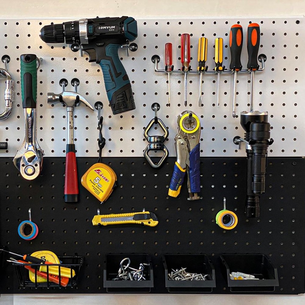 150Pcs Pegboard Hook Locks Silicone Peg Board Stoppers One Size, Black