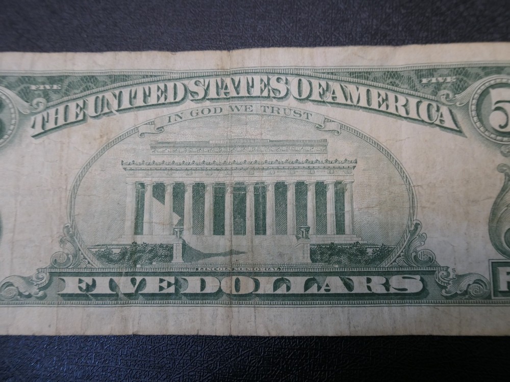 1963 $5 Dollar Red Seal