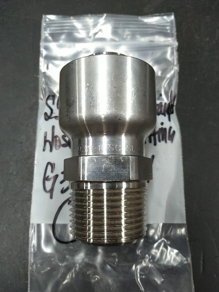 SS-MP-16-16 Stainless Steel Hydraulic Crimp Fitting 1" Hose to Male 1" NPT