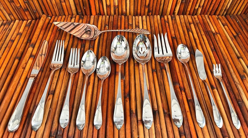 Gorham * MEREDITH "Ridge Back" Glossy Stainless Flatware CHOICE - MINT+ (49)