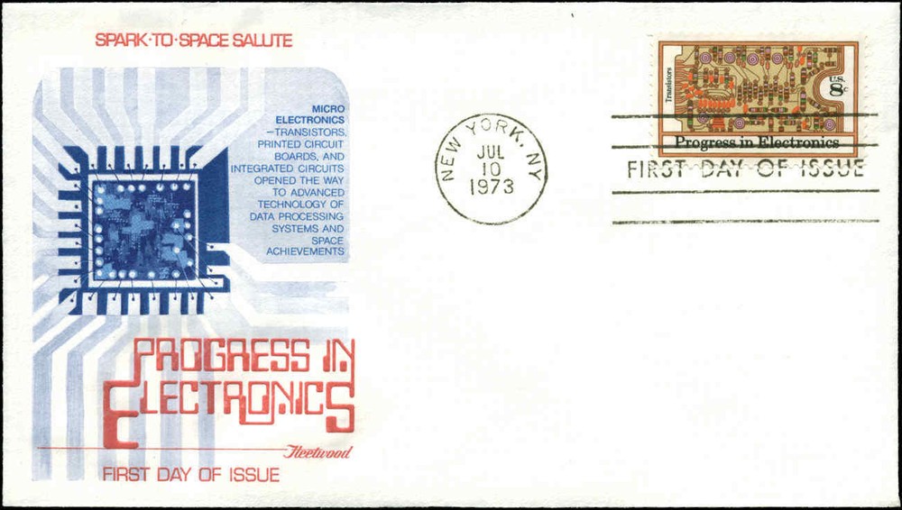 US FDC #1501 Fleetwood  Cachet New York, NY Electronics