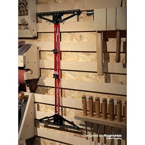 Stair Tread Template Tool - Adjustable Clamp System for Accurate Step Measuremen