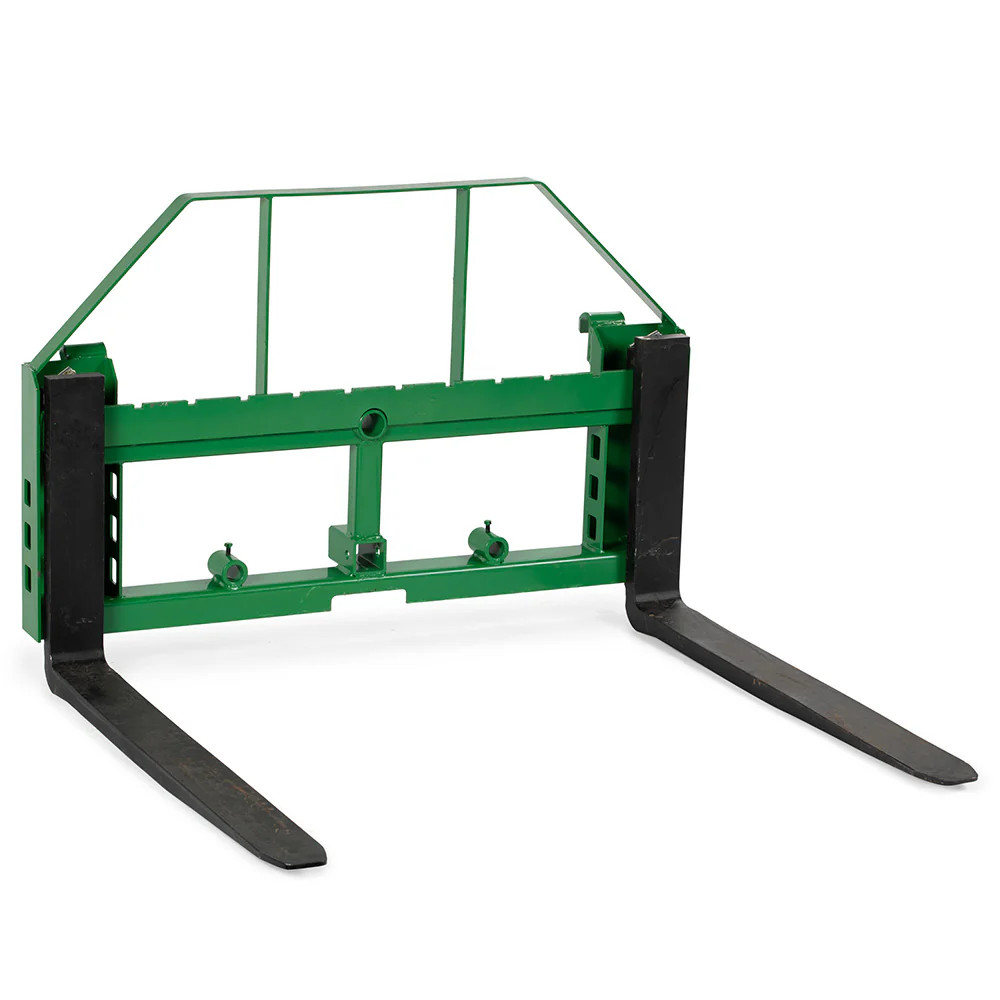 Titan Attachments Standard Series Hook & Pin Pallet Fork Frame, 48" Fork Blades