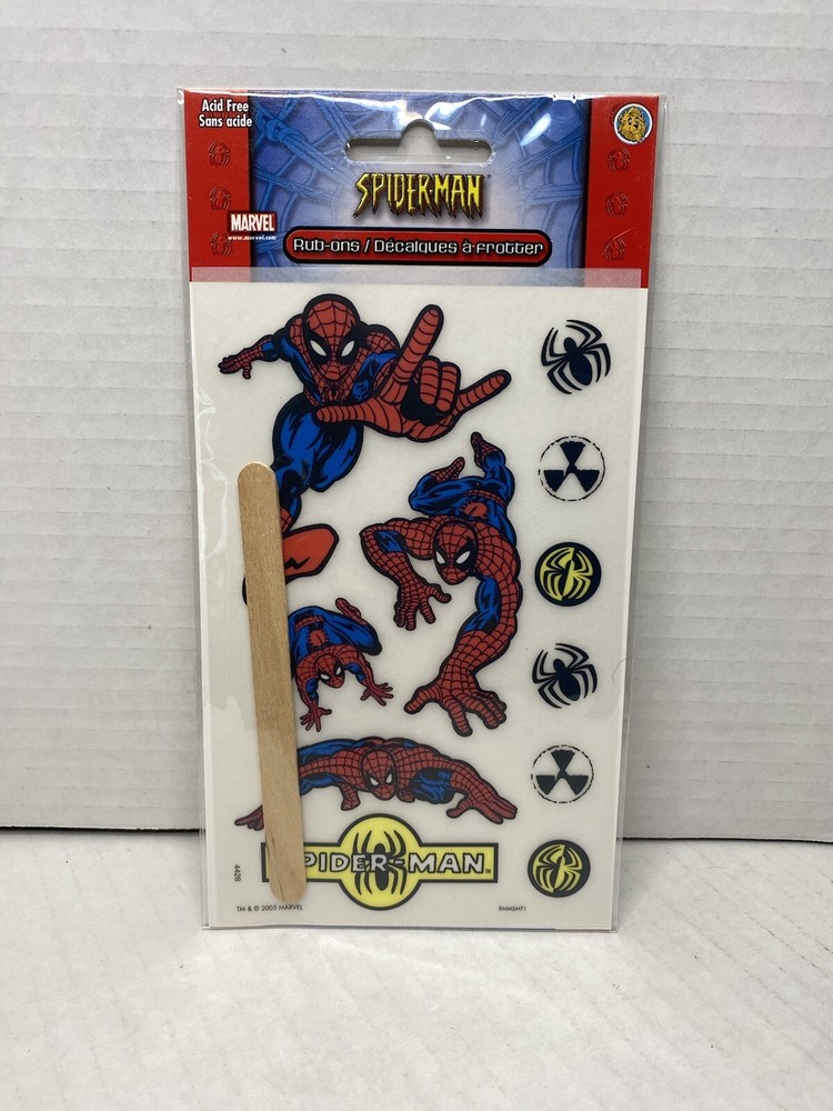 Sandylion Rub On Transfer  -Marvel -Spiderman -22001