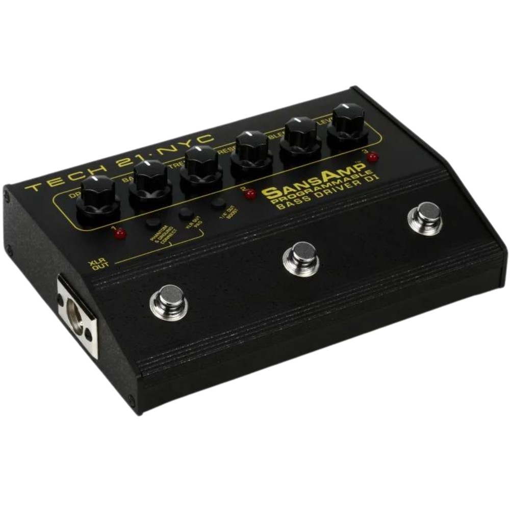 Tech 21 Programmable Driver Amp Simulator/DI Bass Effects Pedal