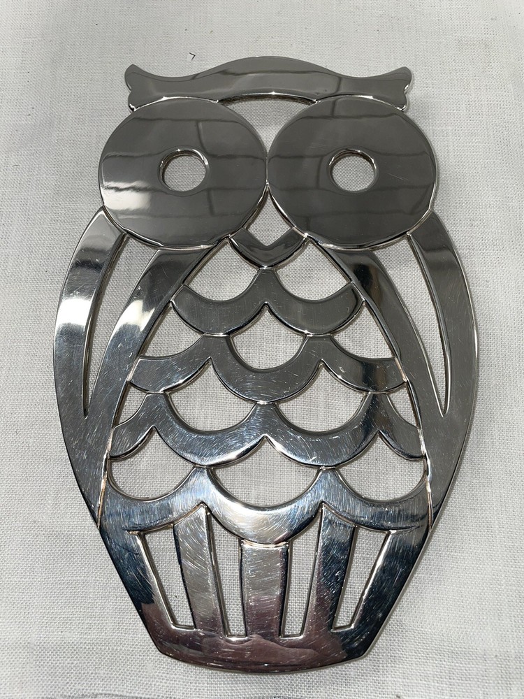 FB Rogers Silver Company “The Owl” Trivet