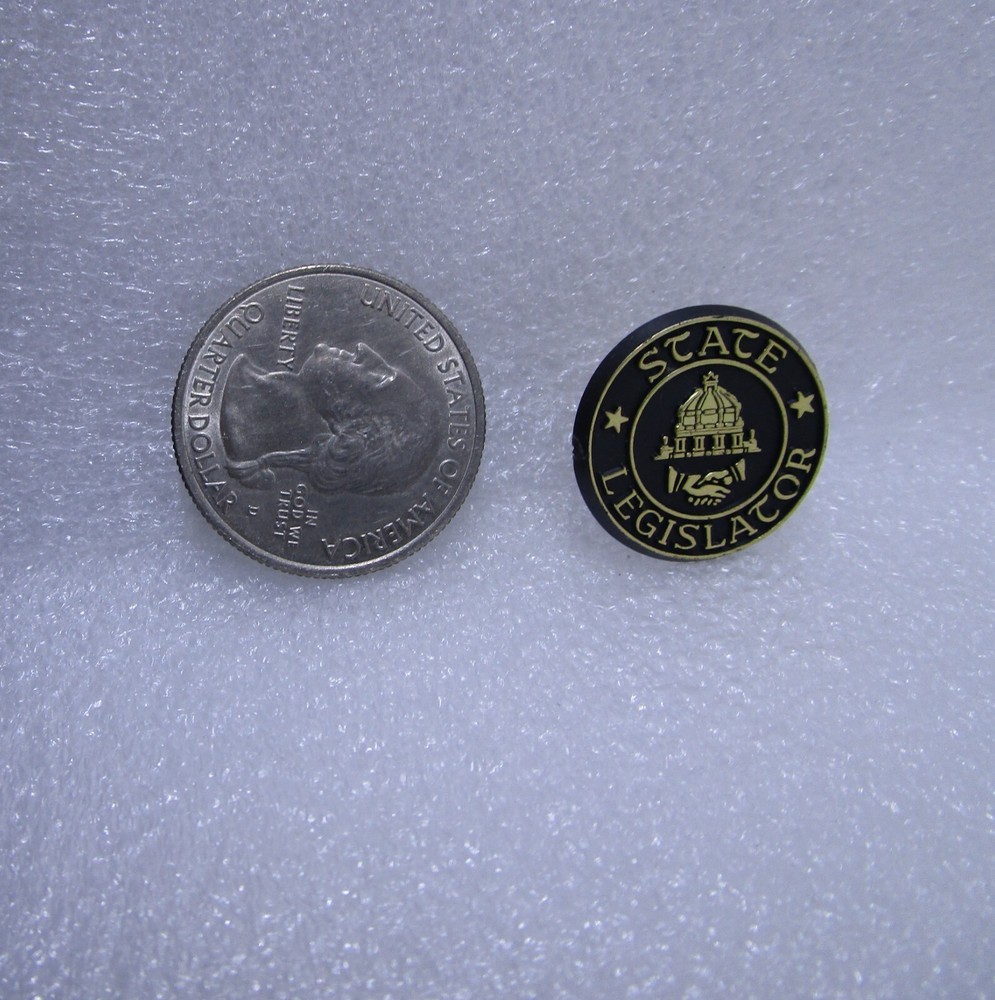 State Legislator Political Plastic Pin