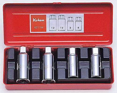 Koken 1/2 12.7mm SQ. Stud Bolt Pulling Out 4-Set 4211M