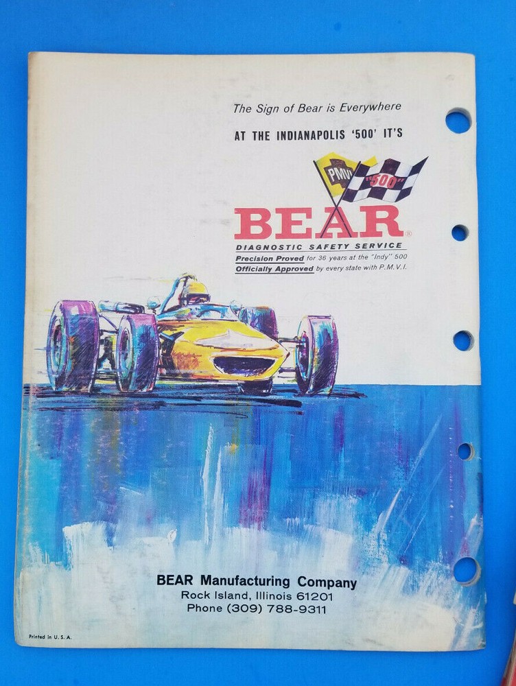 -RARE- BEAR 1969 PROFIT PRACTICAL LINE CATALOG COLOR