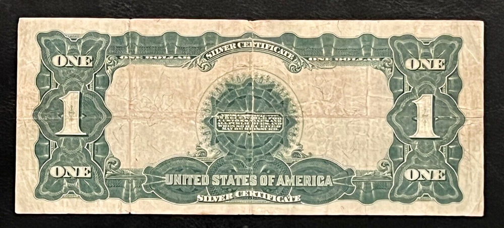 1899 $1 SILVER CERTIFICATE BLACK EAGLE NOTE, PARKER-BURKE, VF Fr#232