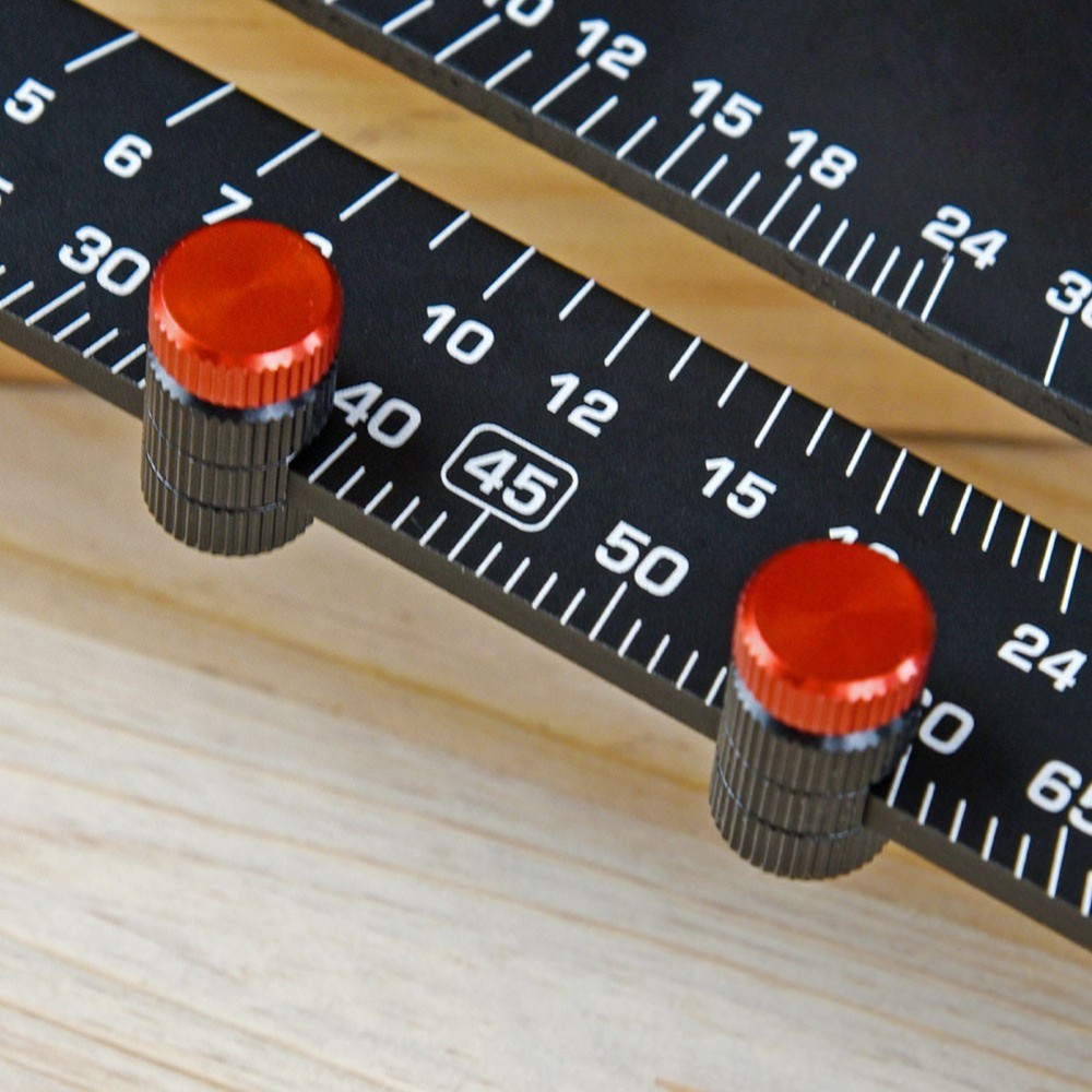 Precise Woodworking Triangle Ruler Locator Compact and Lightweight DIY Tool