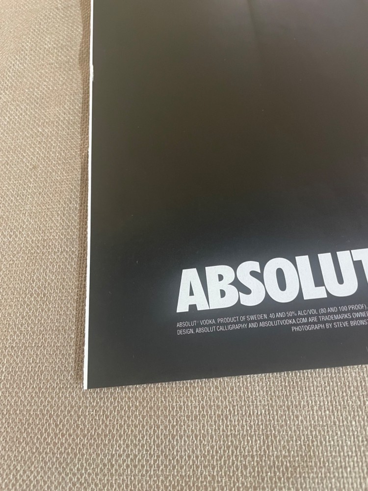 Absolut Denver Vodka Magazine Advertisement Ad 2001