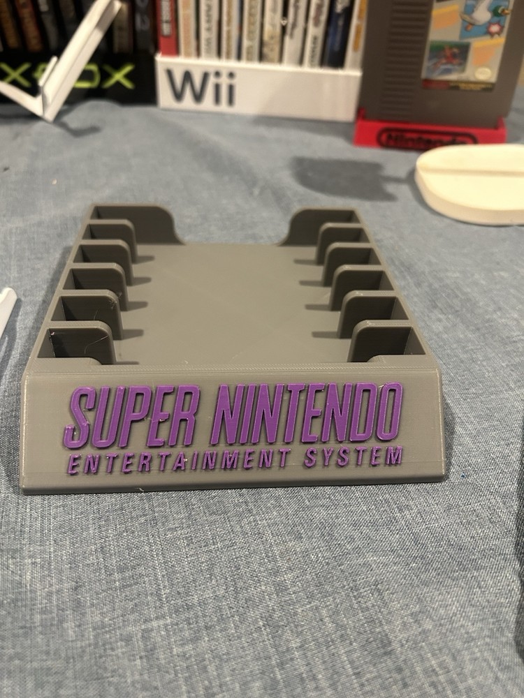 SNES game Display Stand - 3D Print