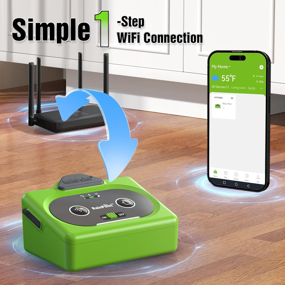 Direct WiFi Automatic Plant Waterer System,APP Control WiFi-Enable Smart Indoor