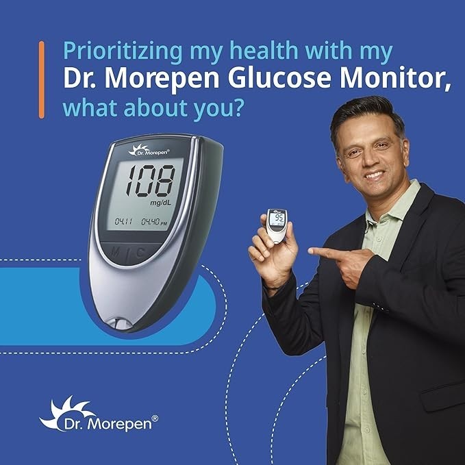 Dr. Morepen BG-03 Gluco One Glucometer & 50 Strips Combo