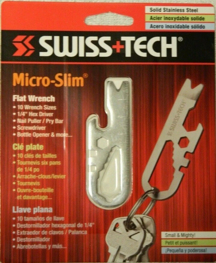 The Swiss+Tech Micro-Slim Flat Wrench