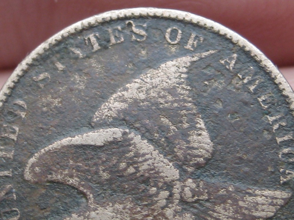 1858 Flying Eagle Penny One Cent- Small Letters, Fine/VF Details