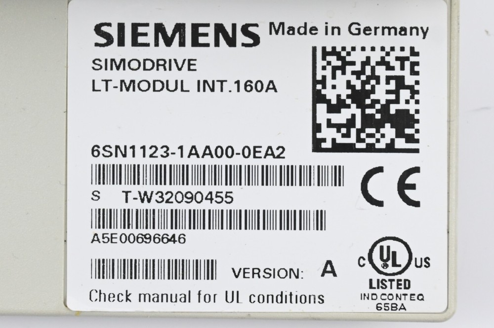 Siemens Simodrive Front Cover for 6SN1123-1AA00-0EA2