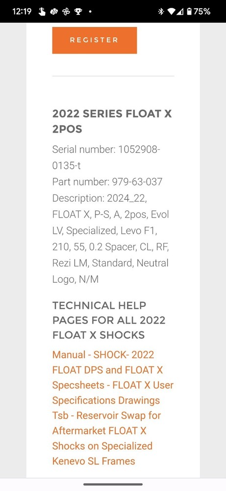 Fox Float X2 Performance 210X55