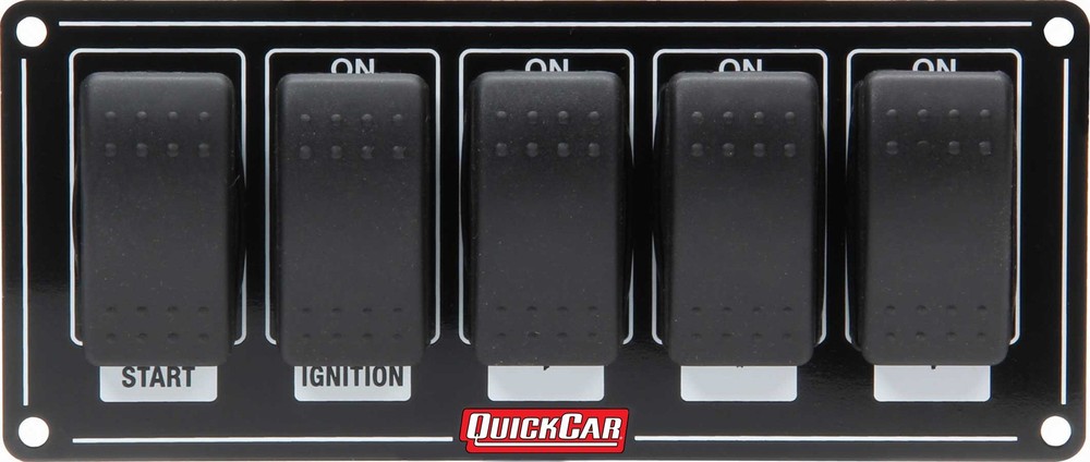 Dash Mount Switch Panel Ignition Panel With Rocker Switches 1 Momentary Rocker