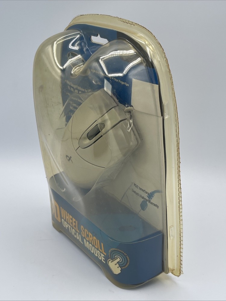 VINTAGE ICONCEPTS 4D INTERNET SCROLL COMPUTER MOUSE NEW IN ORIGINAL BOX