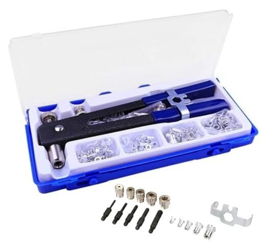 86Pcs Hand Rivet Tool Nut Setter Kit, Thread Blind Riveting Tools, Wrench Nut