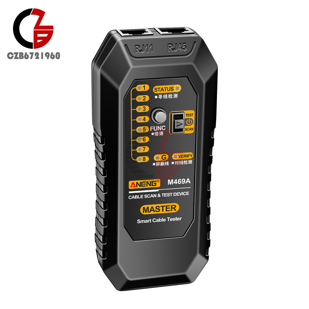 ANENG M469A Multifunctional Network Cable Tracker Networking Analyzer RJ11/RJ45