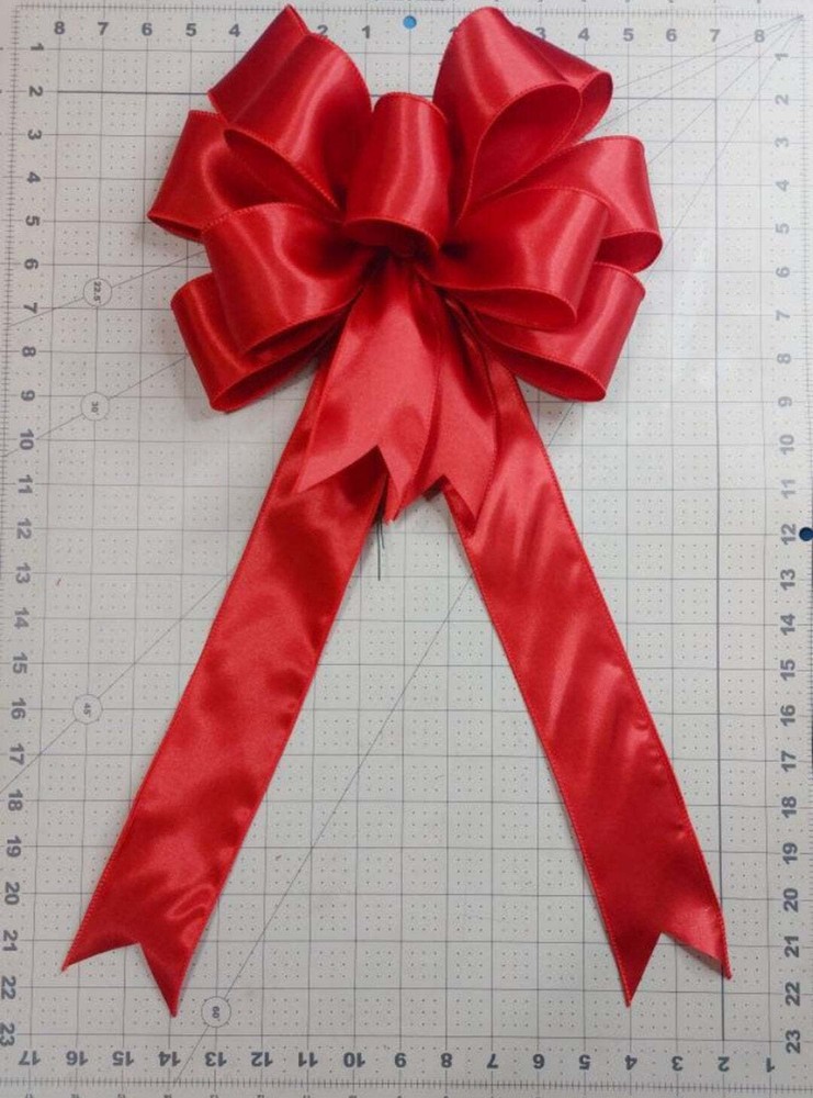 Red Satin Bow