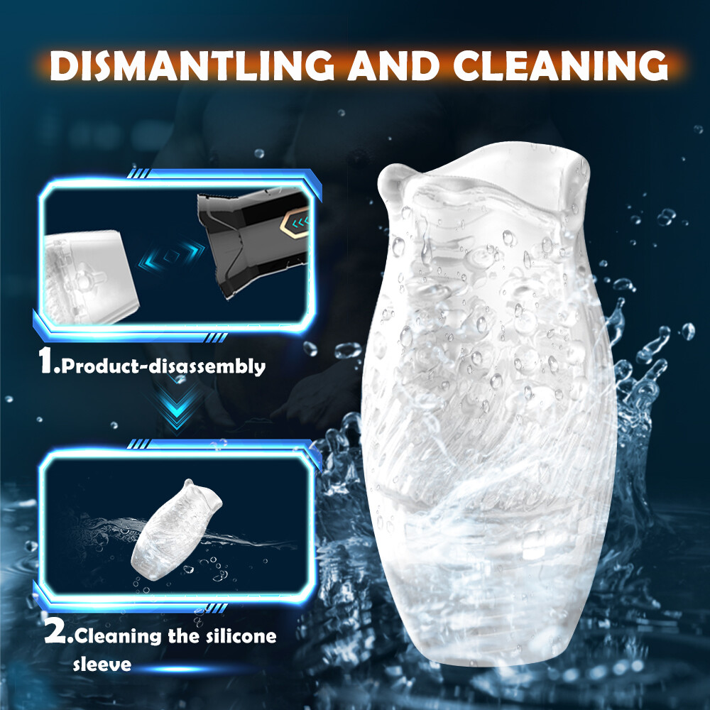 Masturbaters Automatic Handsfree Male Rotating Cup Vibrating Stroker Lubricants