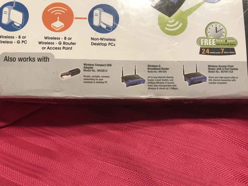 Cisco Linksys WPC11 v. 4 Wireless-B Notebook Adapter
