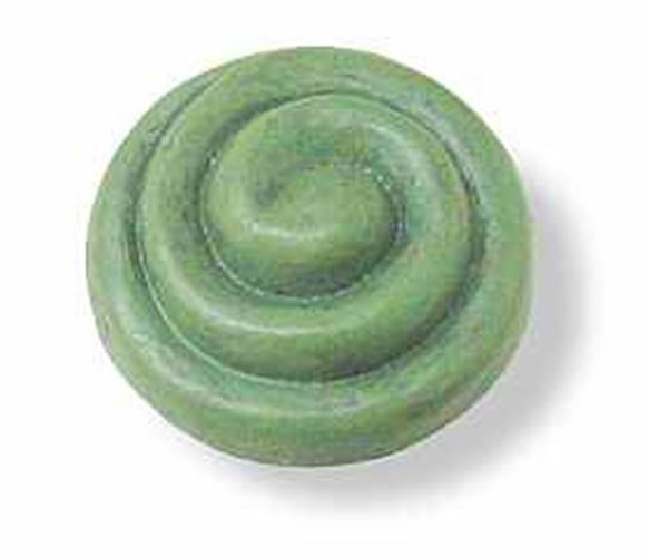 1-1/2" Celtic Coil Knob Stoneware Green