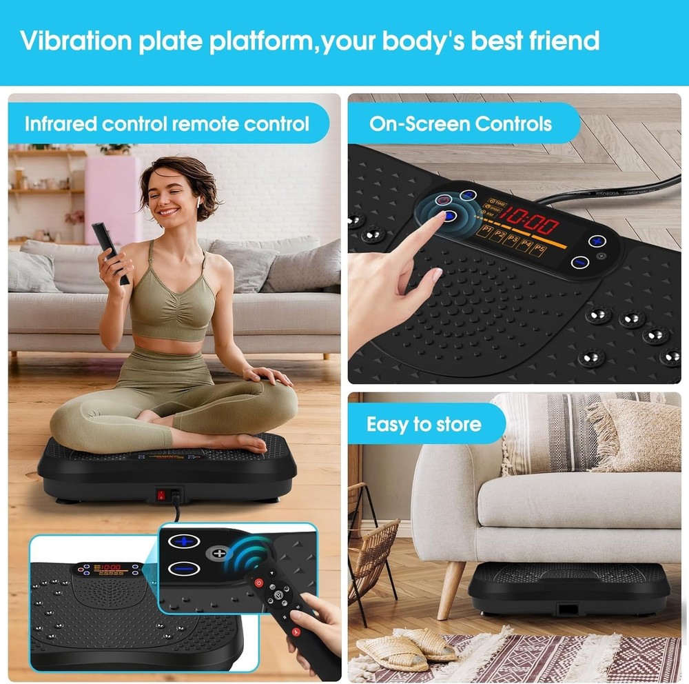 Vibration Plate for Lymphatic Drainage - 450 Lbs Capacity