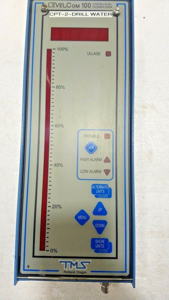TMS Levelcom 100 Liquid Level Computer - 0-62FT Water 0-30 PSI Range - 103735