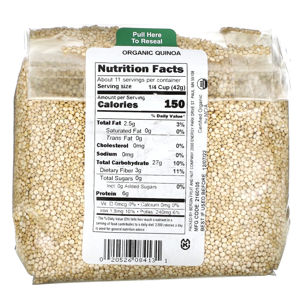 Organic Quinoa, 16 oz (454 g)